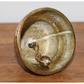 Vintage Brass Bell with High Relief Detailing