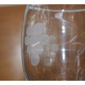 Grape Pattern Water Goblets (6 available, price per glass)