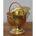 Small Brass Coal Skuttle