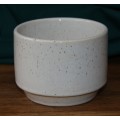 Glazed Stoneware Sugar Bowl