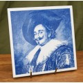 Belgium Made Tile `Laughing Cavalier`