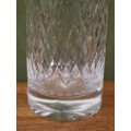 Crystal High Ball Glass with Molding Flaw