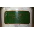 Acid. Acetyl Salicyl Dose 5-15 Grains (Asprin) in Scientific Jar