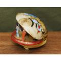Vintage Japanese Celluloid Clam Shell Diorama
