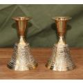 Pair of Brass Candle Holder Bells