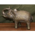 Vintage Cast Brass Indian Elephant