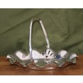 EPNS Pierced Snack Dish with Handle