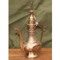 Vintage Small Hand Etched Turkish Teapot
