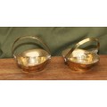 Pair of Brass Dishes with Handles