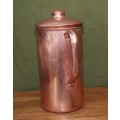Vintage Copper Coffee Pot with Lid