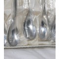 Set of 6 Eetrite `Valiant` Stainless Steel Hot Chocolate/ Ice Cream Spoons