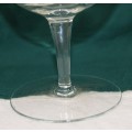 Grape Pattern Coupe Glass (3 available, bid per glass)