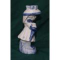 Blue and White Chinese Made Figurine