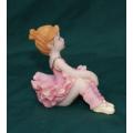 Ballerina Figurine with Pink Leotard