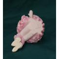 Ballerina Figurine with Pink Leotard