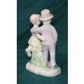 Vintage Lady and Man Ornament
