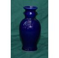 Vintage High Gloss Cobalt Blue Vase