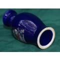 Vintage High Gloss Cobalt Blue Vase