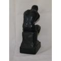 Vintage Modeling Japan Ceramic `The Thinker` Statue