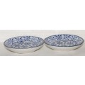 Pair of Vintage Blue and White Dishes @@@ CCCRRRAAAZZZYYY R1 START