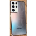 Almost as new Samsung 21 Ultra silver + free cover