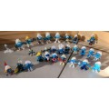 Collectable smurfs from 2 sizes