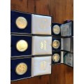 Collection of 6 Silver proof R2 - One bid takes all - Value R 3 425
