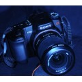 Sony alpha a350 DSLR camera in new condition