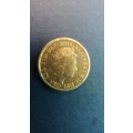 Great Britain 1 pound 2015 Queen Elizabeth 2nd  *Last year on the Rounded Pound Coin*