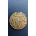 Mauritius 1975 1 Rupee Queen Elizabeth 2nd