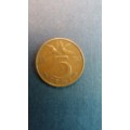 Netherlands 1950 5 cents Queen Juliana