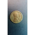 United States of America 1943 D 1 cent steel wheat penny *WW2  President Abraham Lincoln*