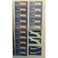 Air mail stickers of  South Africa - *Union x 15 and others x 95*