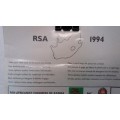 South Africa 1994 Ballot paper National * Laminated for protection*