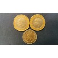 Turkey 2009 & 2010 1 Lira & 2010 50 Kurus * 3 x coins*
