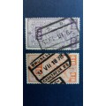 Belgium Spoorwegen  chemins 1921 stamp * 2 x stamps*