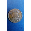 South Africa 1986 Gold reef city 1 penny Token