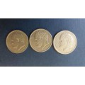 Greece 10 Drachmas 1984, 1986 & 1988 * 3 x coins*
