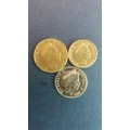 Australia  10 cents 2004 , 1 dollar 2006 & 2 dollar 2009 * 3 x coins*