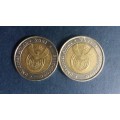 South Africa 2021 SARB Centenary R5     * 2 X Coins*