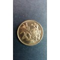 South Africa 1990 20 Cents