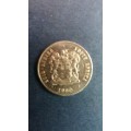 South Africa 1990 20 Cents