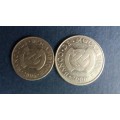 Mozambique 2006 2 & 5 Meticais * 2 x coins*