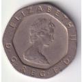 GREAT BRITAIN 20 PENCE COPPER/NICKEL KM931 1982 - SEE SCANS