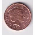 GREAT BRITAIN ONE PENNY 1999 KM#986 COPPER PLATED STEEL - SEE SCANS