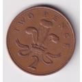 GREAT BRITAIN NEW 2 PENCE 1994 KM#936a  Copper Plated Steel.- SEE SCANS