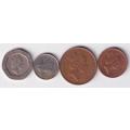 GREAT BRITAIN 20, 5, 2 PENCE and 1 PENNY 1994 - SEE SCANS