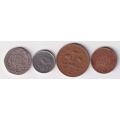 GREAT BRITAIN 20, 5, 2 PENCE and 1 PENNY 1994 - SEE SCANS