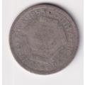 UNION OF SOUTH AFRICA - 6 Pence - QUEEN ELIZABETH II  1953  SILVER KM#48