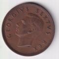 UNION OF SOUTH AFRICA - ONE Penny - George VI 1952